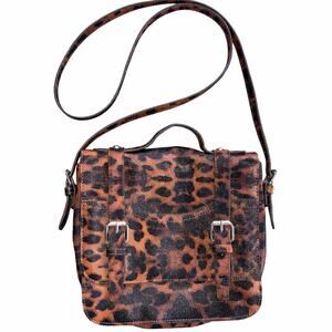 Animal Print Purse Womens Crossbody Top Handle Bag Adjustable Medium Easy Care
